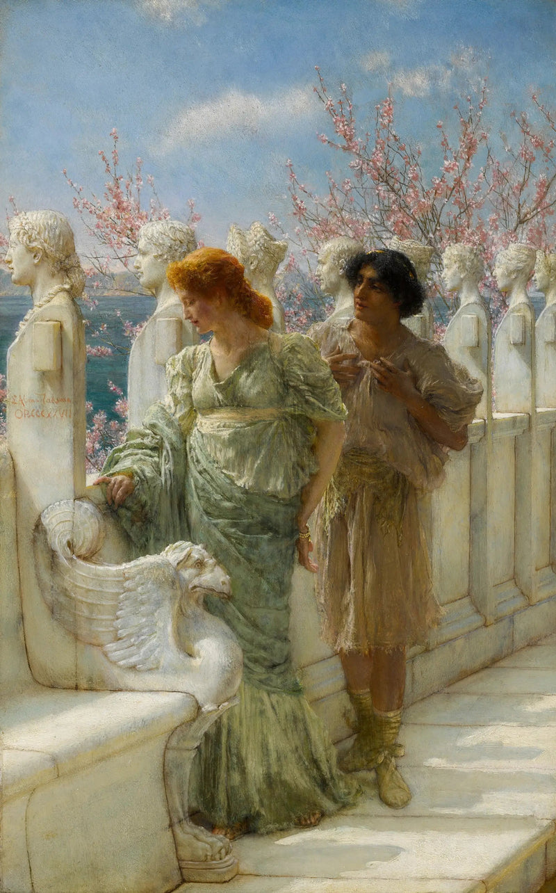 Past and Present Generations - Lawrence Alma-Tadema