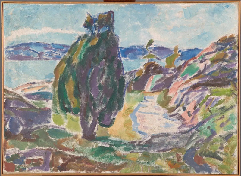 Junipers by the Sea - Edvard Munch