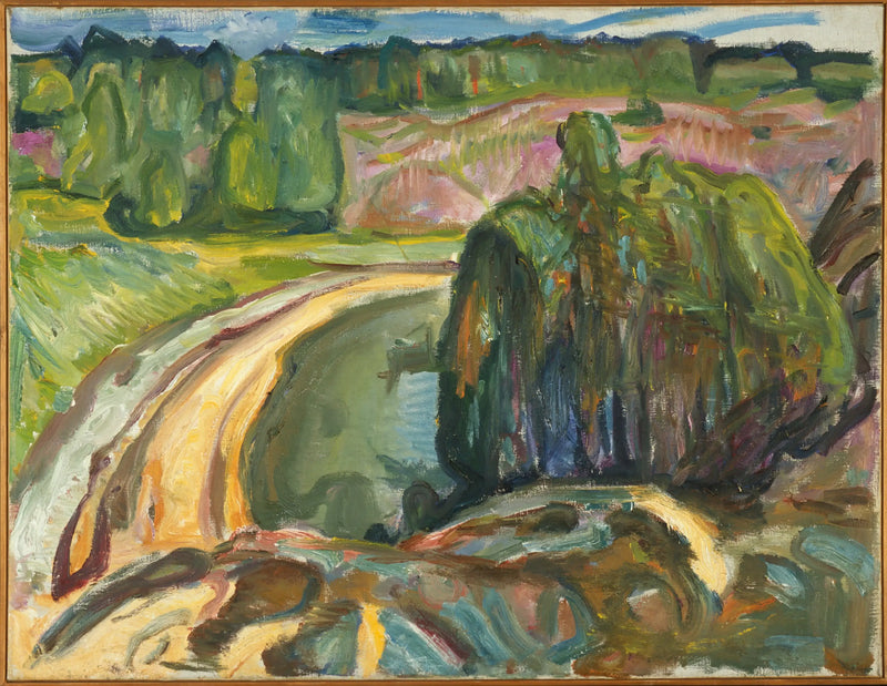 Junipers on the Coast - Edvard Munch