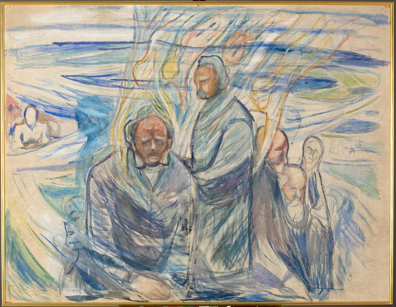 Geniuses: Ibsen, Nietzsche, and Socrates - Edvard Munch