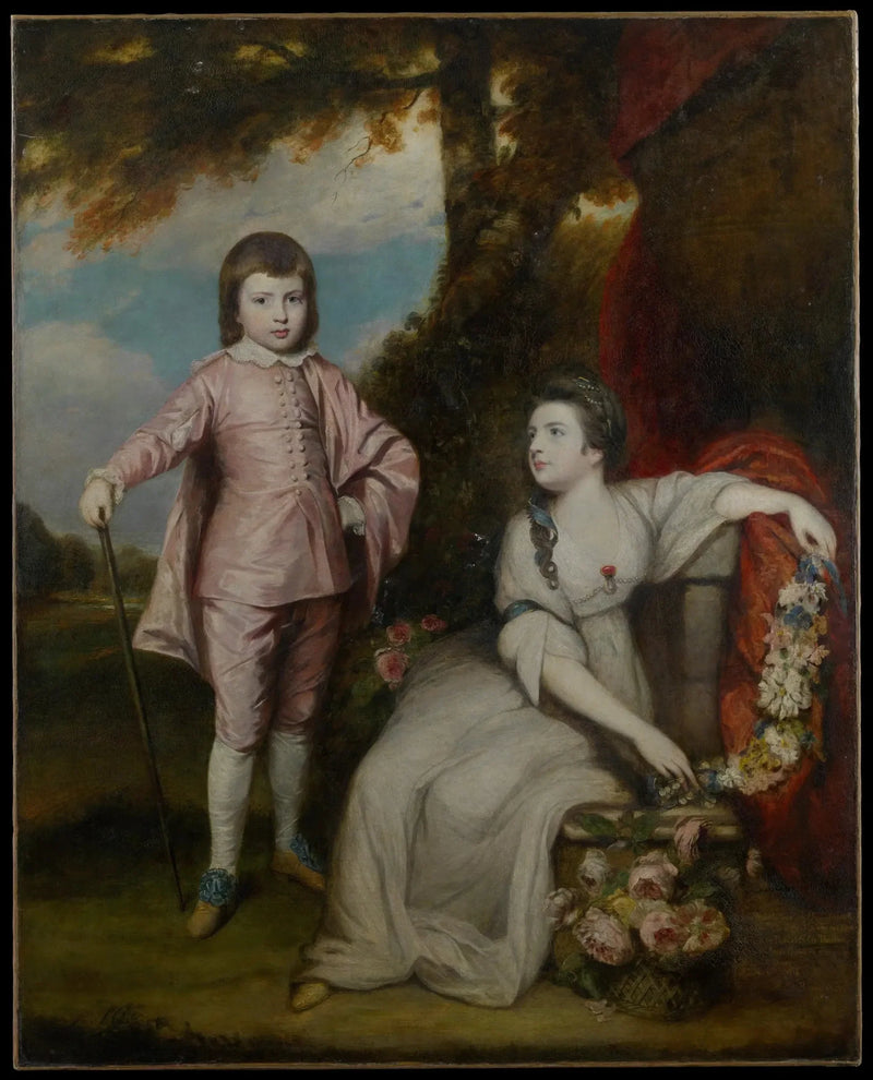 George Capel, Vicomte Malden (1757–1839) and Lady Elizabeth Capel (1755–1834) - Joshua Reynolds