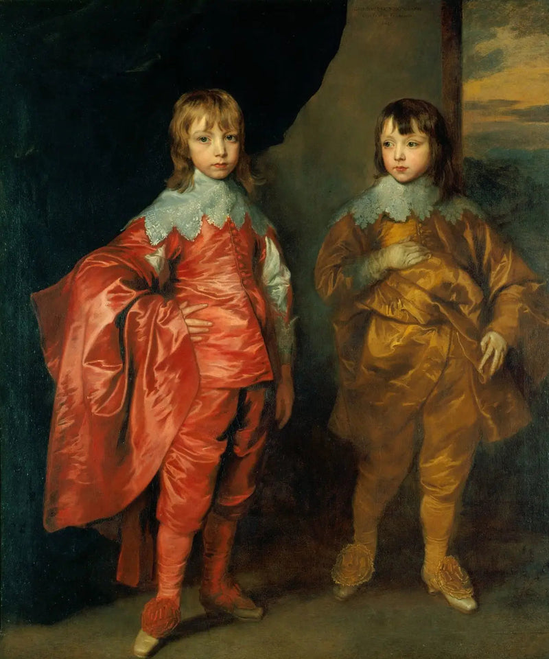George Villiers, 2nd Duke of Buckingham, and Lord Francis Villiers - Antoine van Dyck