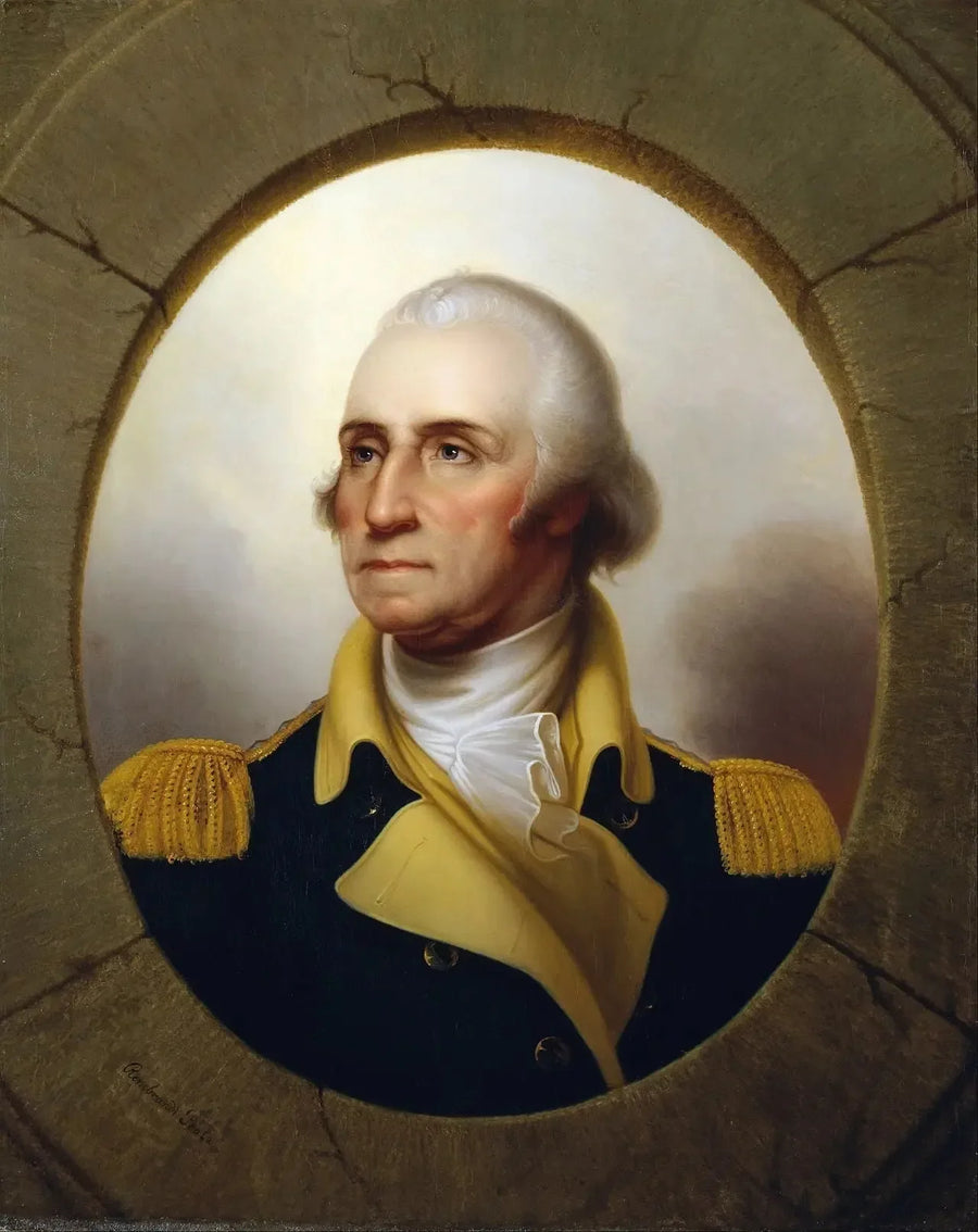 George Washington (hublot type) - Rembrandt Peale