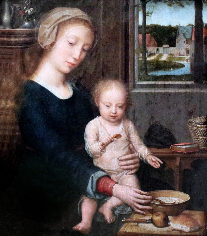 La Vierge à l’Enfant avec la soupe au lait - Gerard David