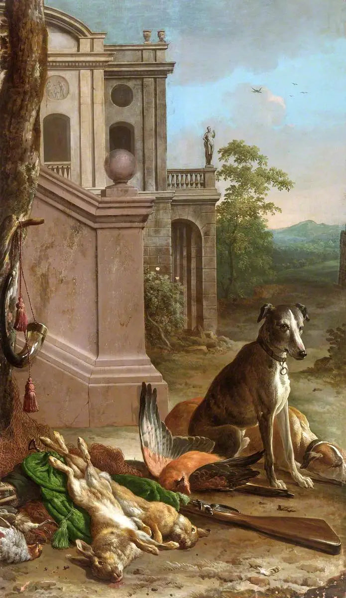 Dead Game in a Landscape - Melchior de Hondecoeter