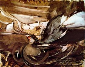 Wild Game in Black - Giovanni Boldini