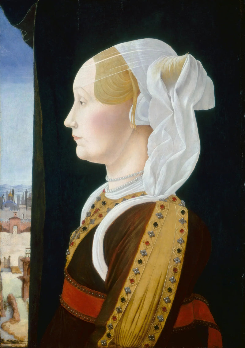 Ginevra Bentivoglio - Hercules de’ Roberti