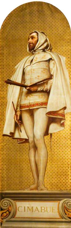 Giovanni Cimabue (1240–1302) (project for a mosaic at the Victoria and Albert Museum) - Frederic Leighton