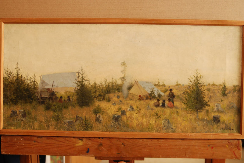 Gypsies (Roma camp) - Isaac Levitan