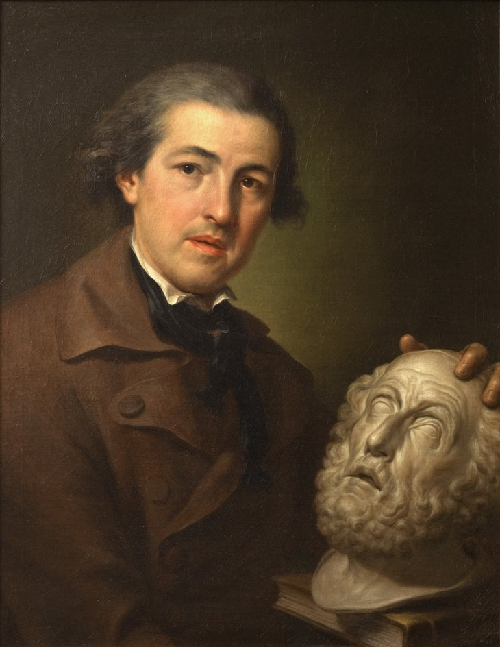 Giuseppe Franchi (1731–1806) with a bust of Homer - Anton Raphael Mengs