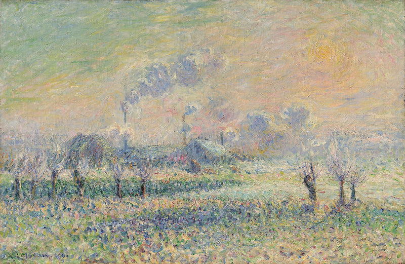 Frost in Pontoise - Gustave Loiseau