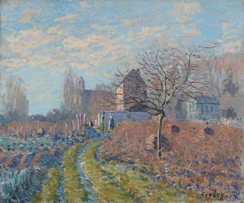 White Frost, Saint Martin's Summer - Alfred Sisley