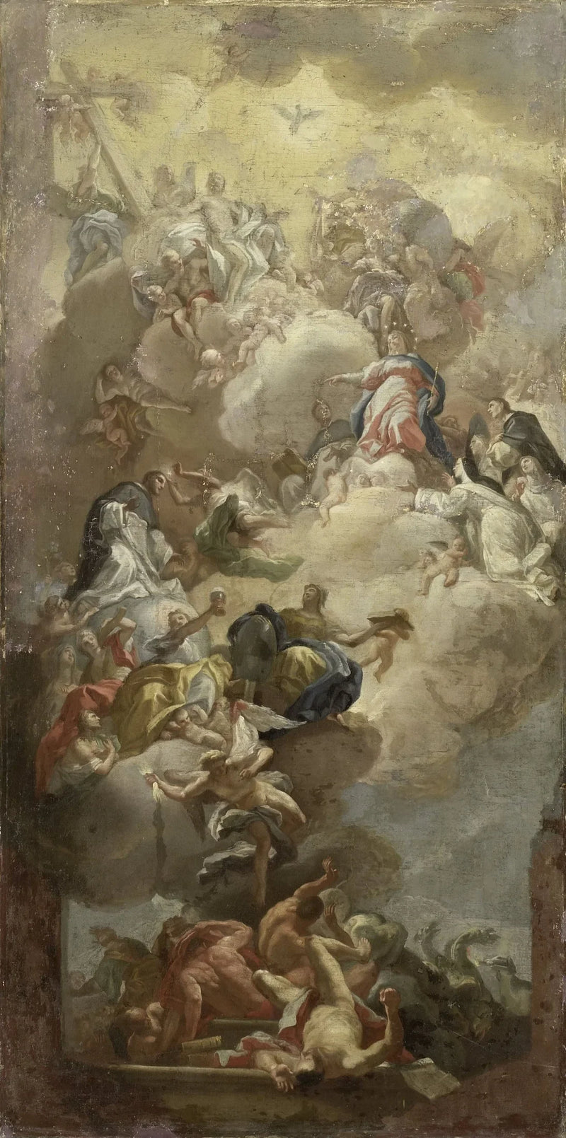 Glorification of Saint Dominic - Francesco Solimena
