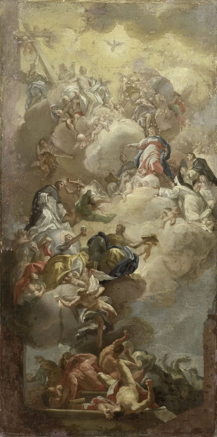 Glorification of Saint Dominic - Francesco Solimena