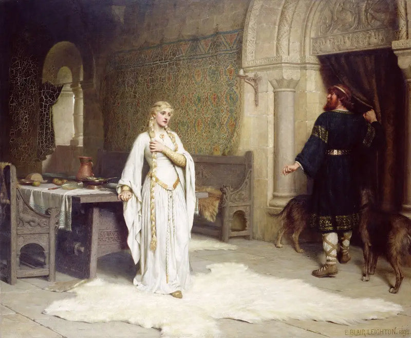 Godiva and Léofric - Edmund Blair Leighton