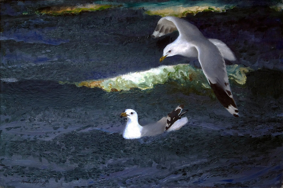 Seagulls - Bruno Liljefors