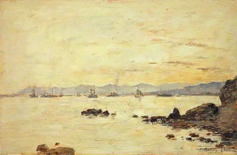 Gulf-Juan - Eugène Boudin