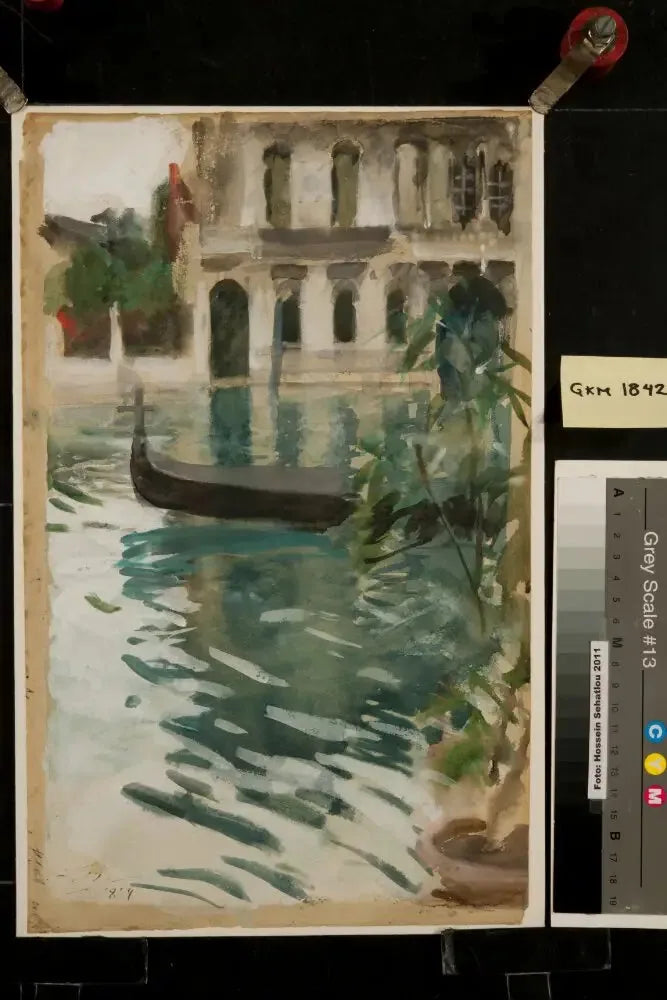 Gondola devant le Palazzo Barbaro - Anders Zorn
