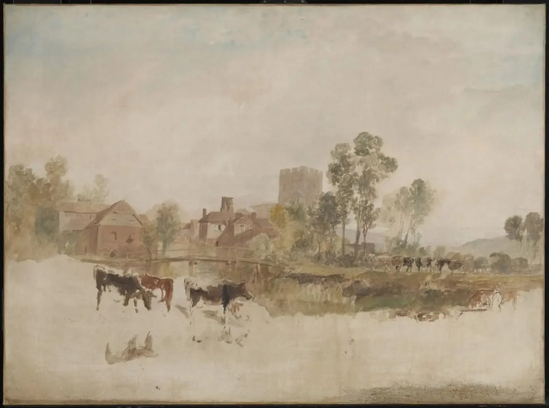 Goring Mill and Church - J. M. W. Turner