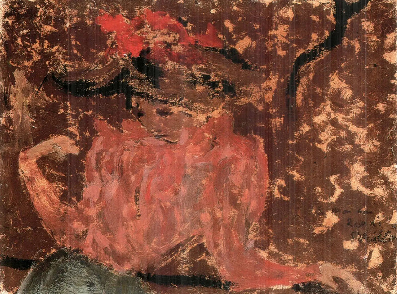Gracieuse in the Garden - Édouard Vuillard