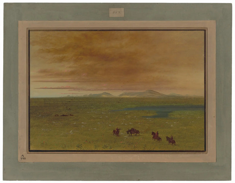 Grand Lavoir, Pampa del Sacramento - George Catlin