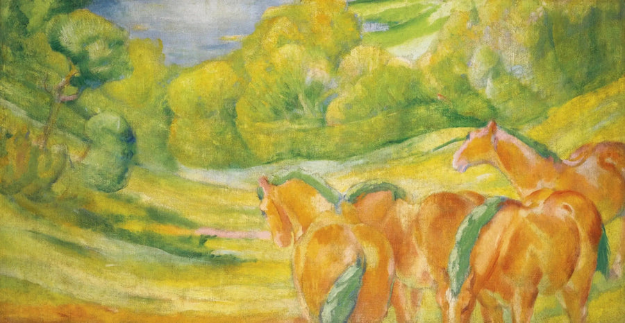 Large Landscape I - Franz Marc