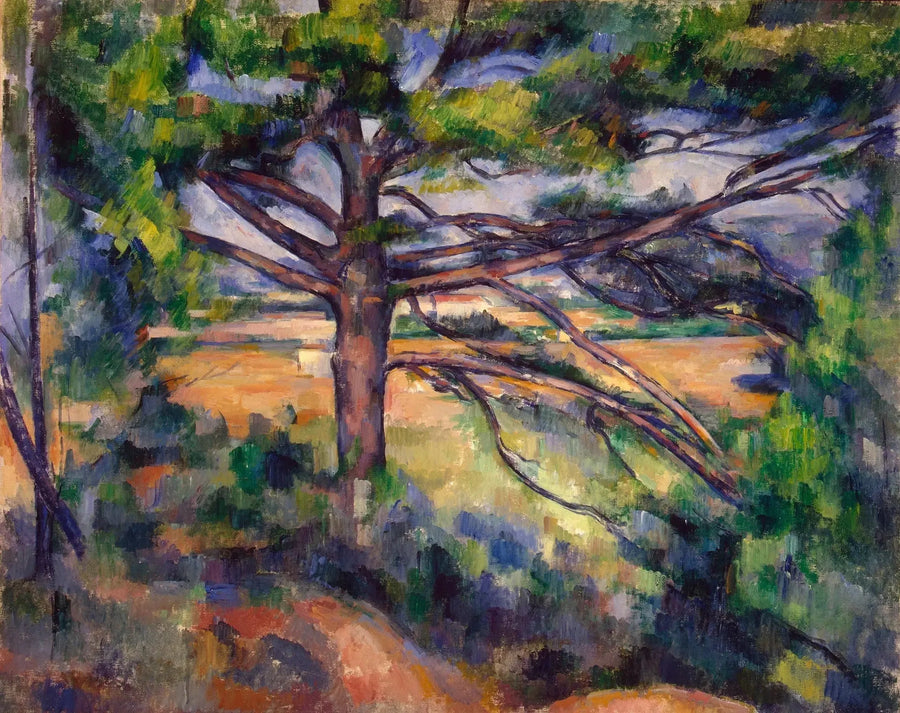 Large Pine and Red Earths - Paul Cézanne