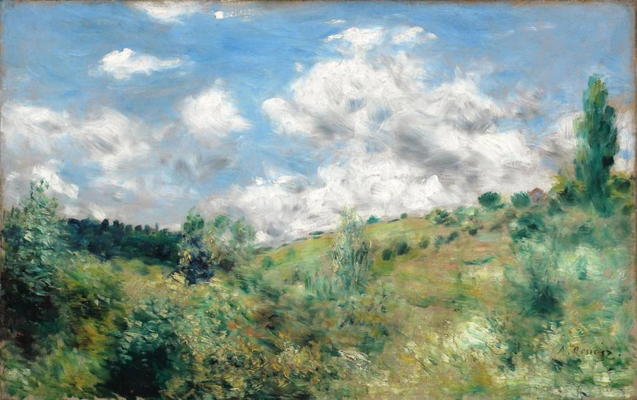 The Wind Gust - Pierre-Auguste Renoir