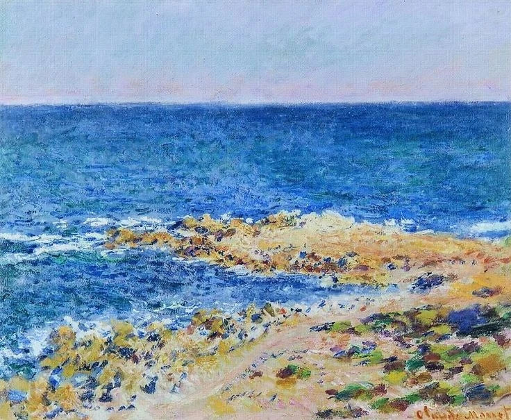 La Grande Bleue à Antibes W1182 par Claude Monet, 1888, collection particulière