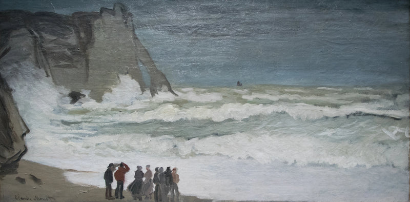 Big seas in Étretat W127 - Claude Monet