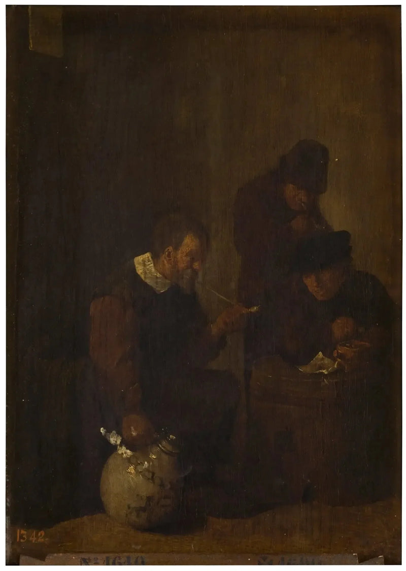 Smoking Group - David Teniers the Younger