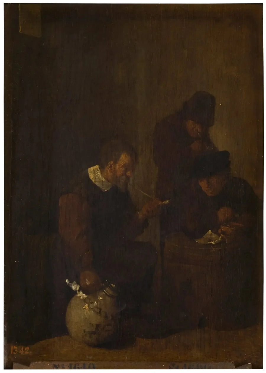 Smoking Group - David Teniers the Younger