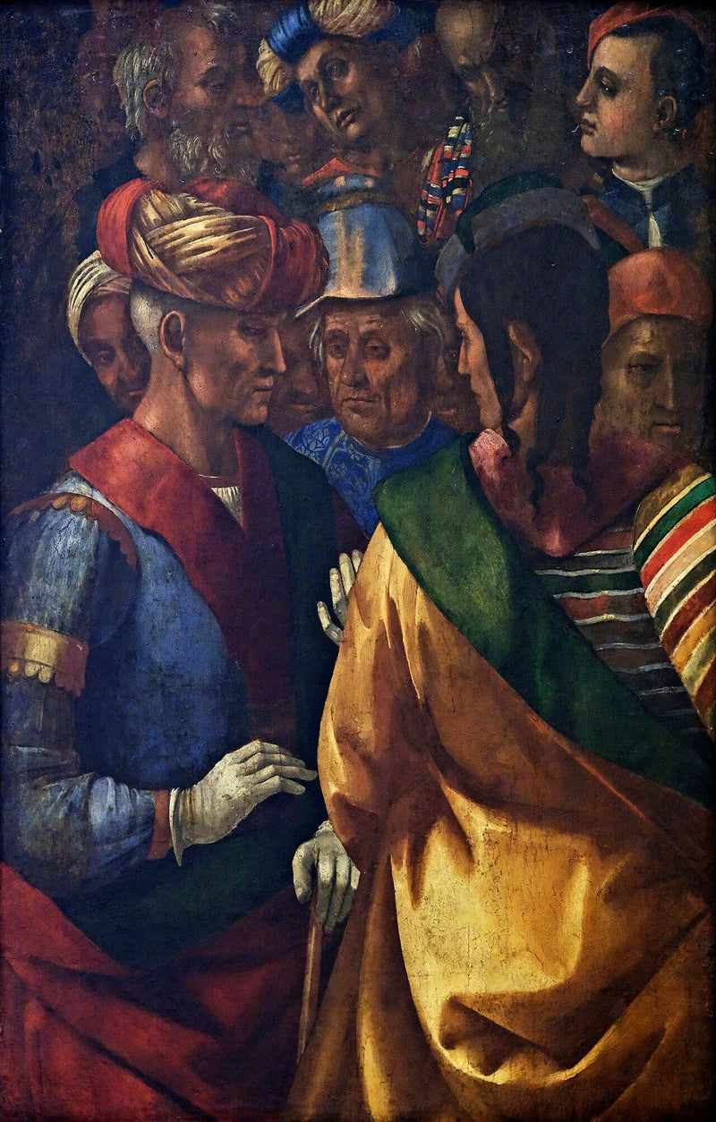 Group of fifteen characters - Luca Signorelli