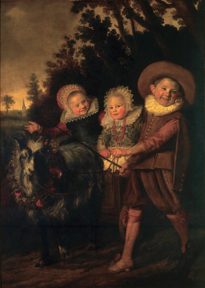Group of three children (fragment) - Frans Hals