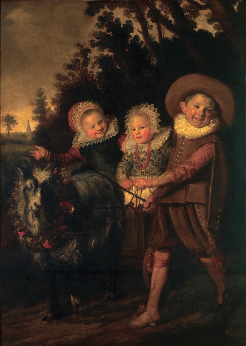 Group of three children (fragment) - Frans Hals