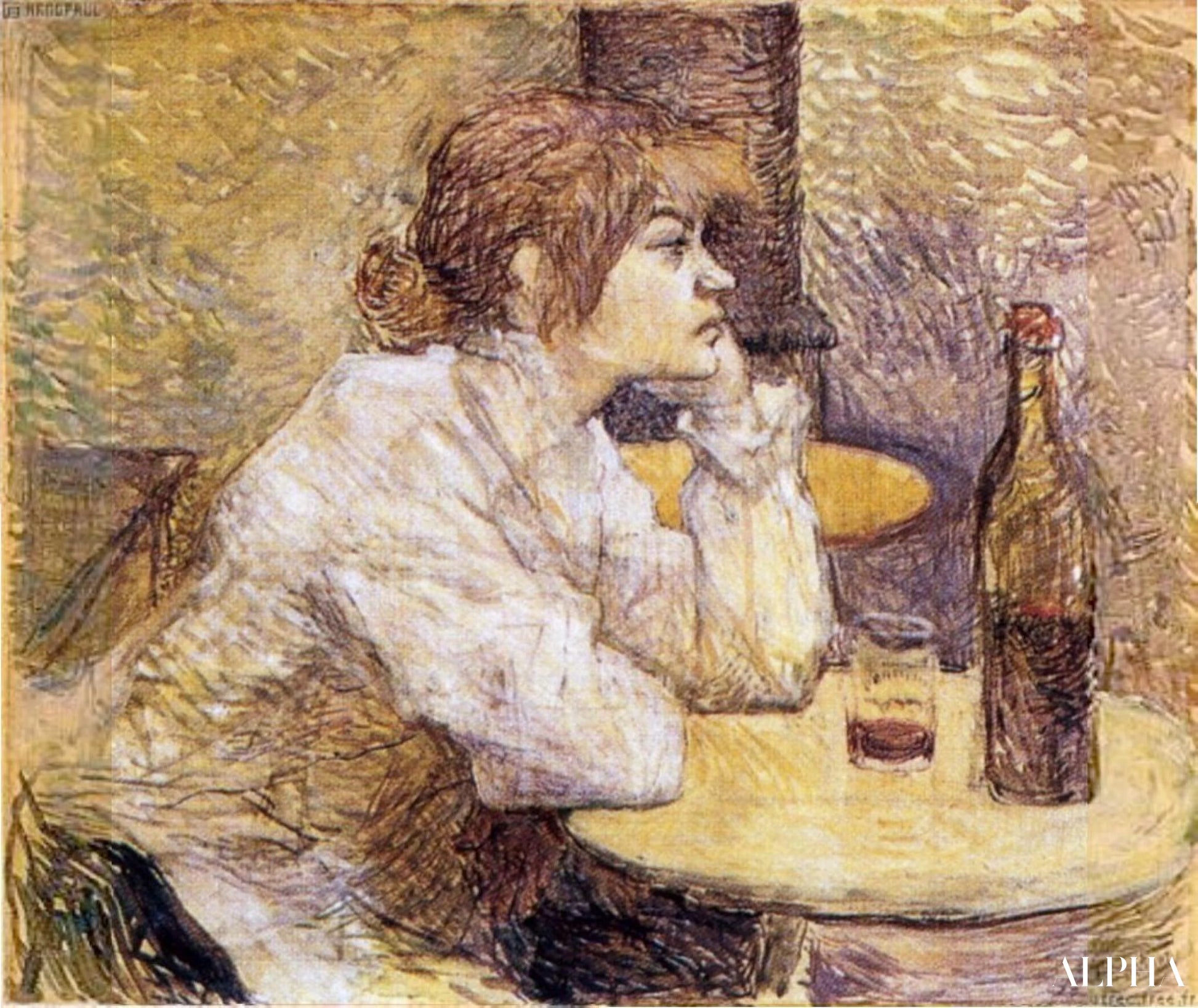 Hangover - Toulouse Lautrec - High-end reproductions of paintings and artworks