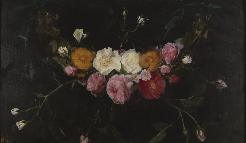 Guirlande de roses - Daniel Seghers