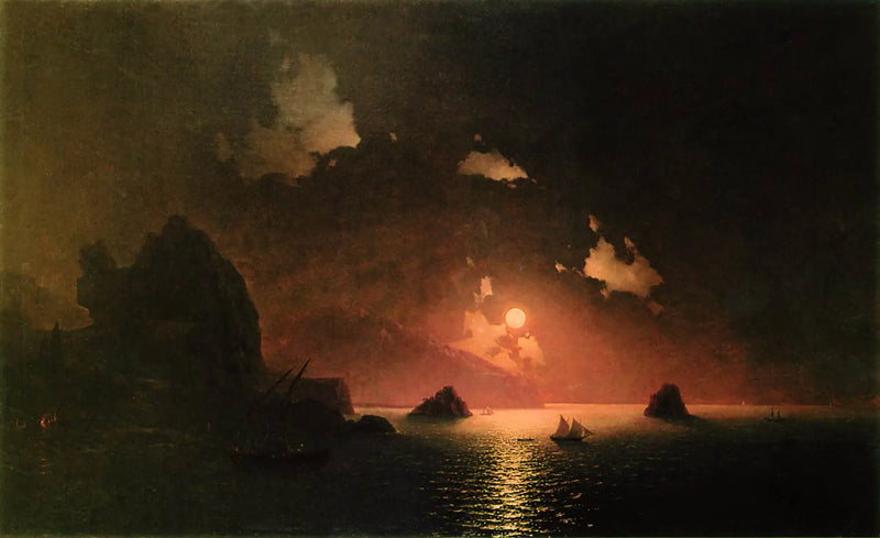 Gurzuf at Night - Ivan Aïvazovski
