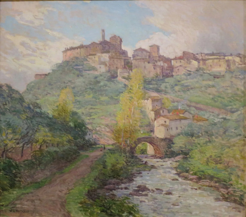 Habitations à flanc de colline, Pelago, Italy - Willard Metcalf