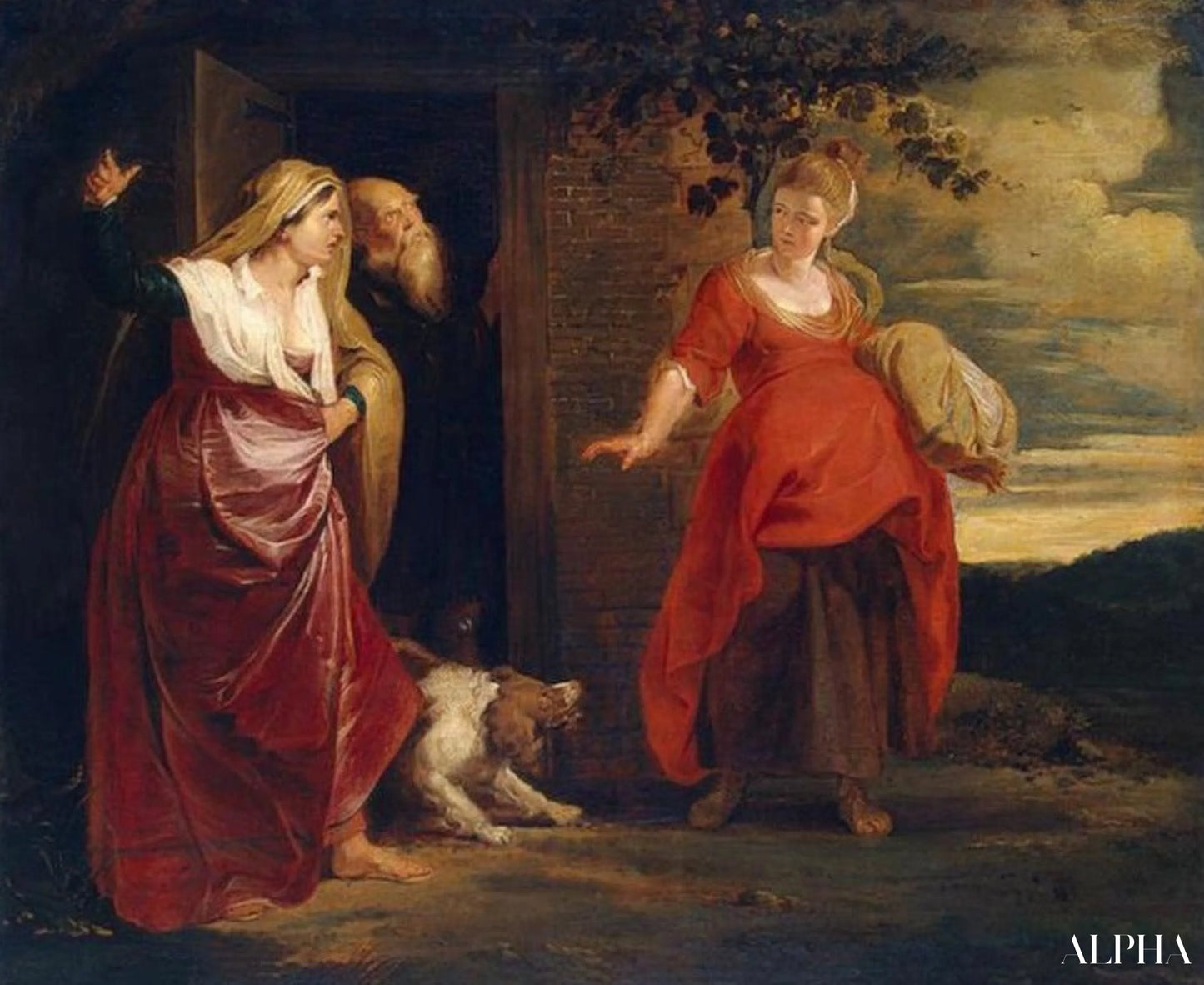 Hagar leaves Abraham's house - Peter Paul Rubens - High-end reproductions of paintings and artworks