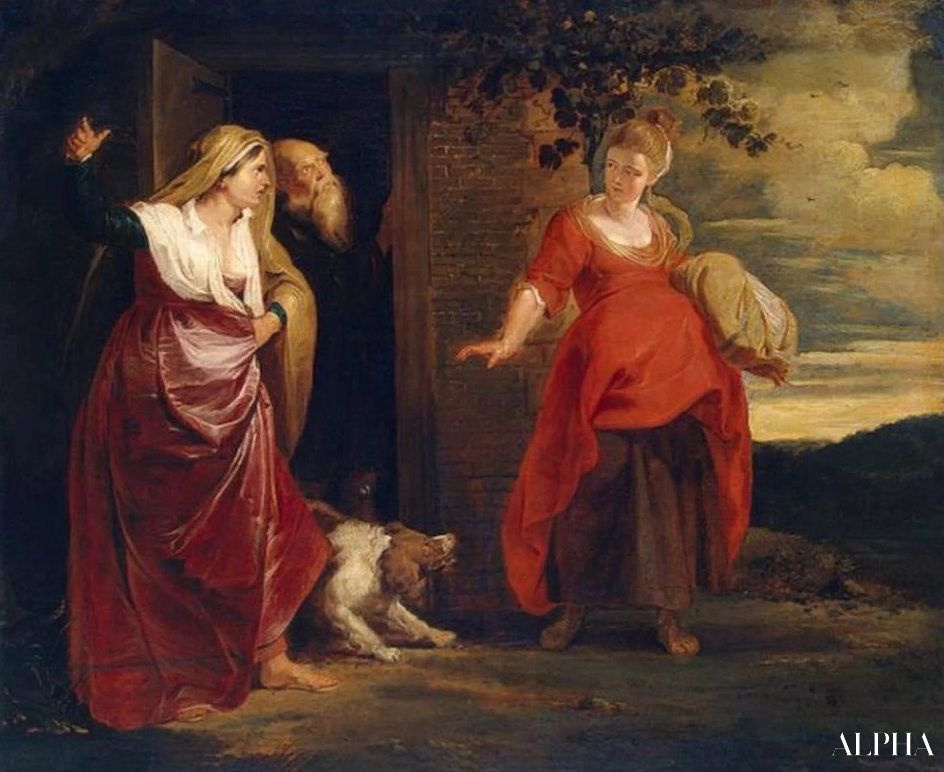 Hagar leaves Abraham's house - Peter Paul Rubens - High-end reproductions of paintings and artworks