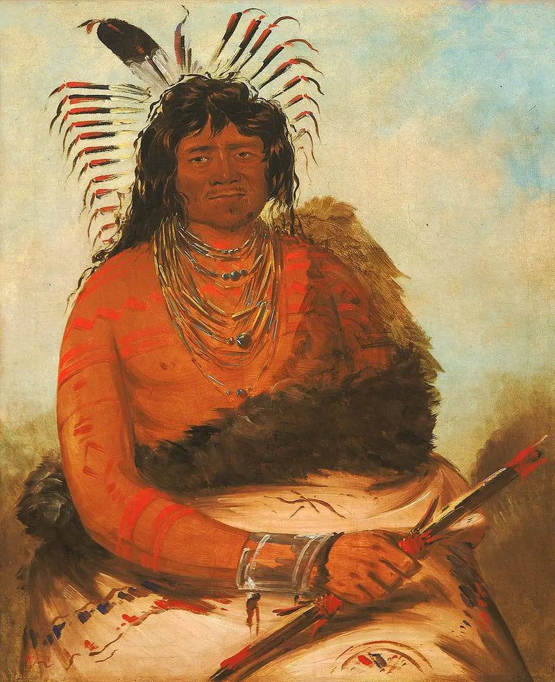 Háh-nee, the beaver, a warrior - George Catlin