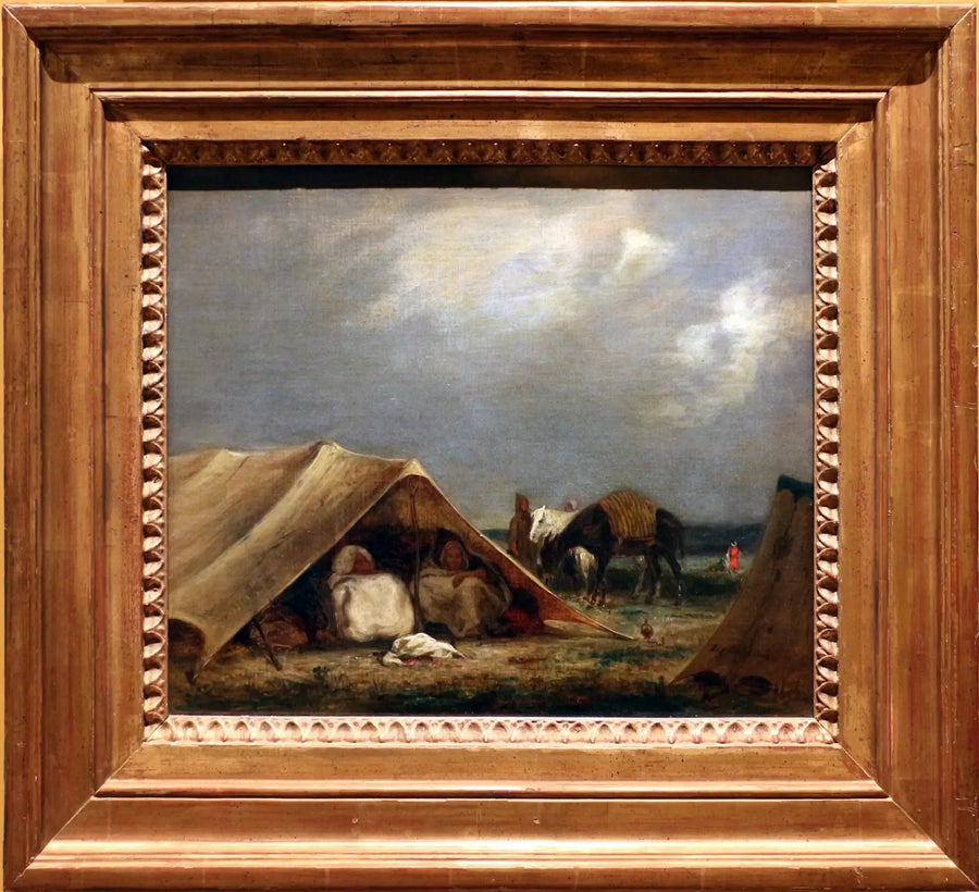 Muleteers' Halt - Eugène Delacroix