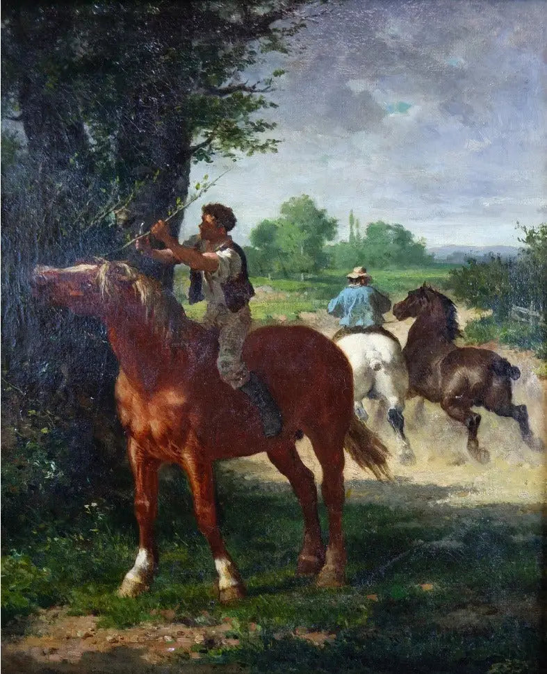 Rider's Halt - Rosa Bonheur