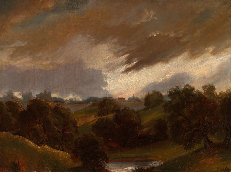 Hampstead, stormy sky - John Constable