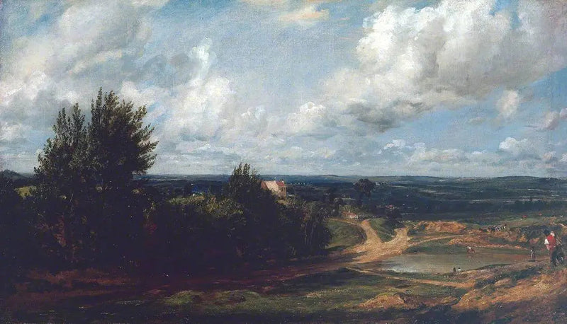 Hampstead Heath, with the house called « The Salt Box » - John Constable