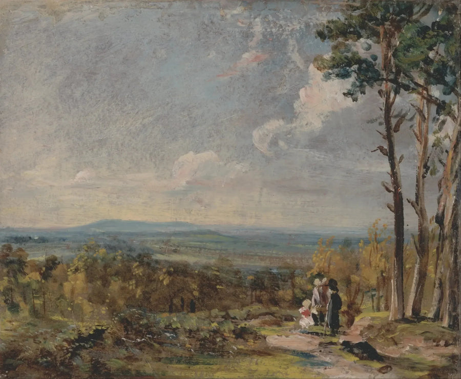 Hampstead Heath towards Harrow - John Constable