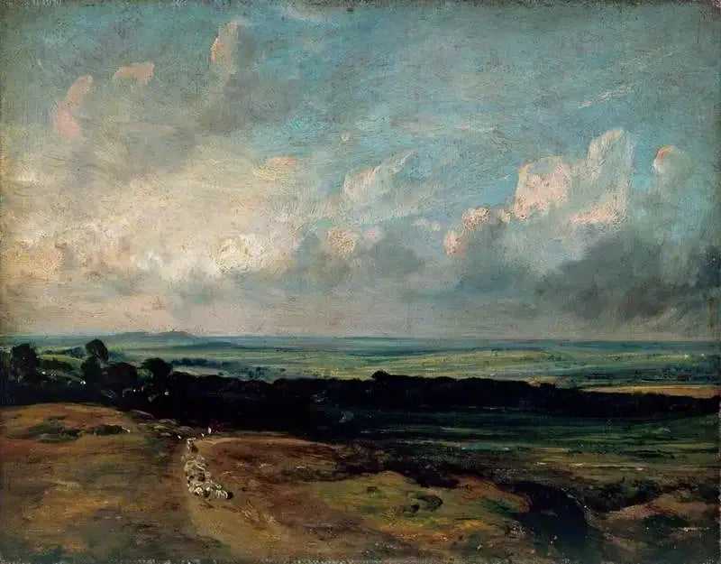 Hampstead Heath, Harrow in the distance - John Constable