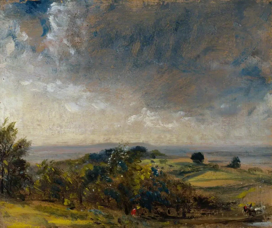 Hampstead Heath, view towards the west in the direction of Harrow II - John Constable