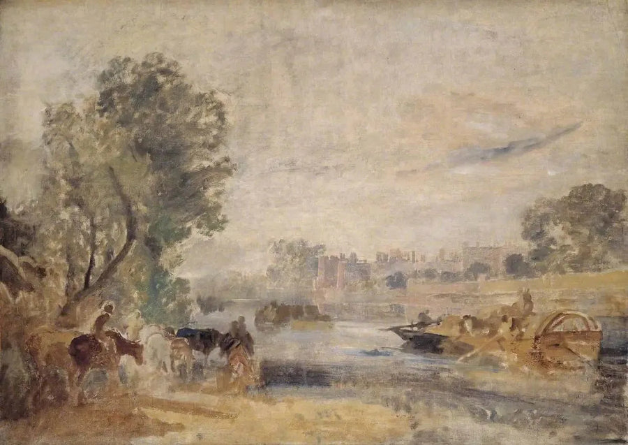 Hampton Court from the Thames - J. M. W. Turner